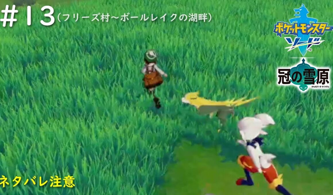 【ポケモン剣DLC】#13　パルスワンの襲撃に負け続けている（フリーズ村～ボールレイクの湖畔）【ポケットモンスター ソード DLC 冠の雪原】