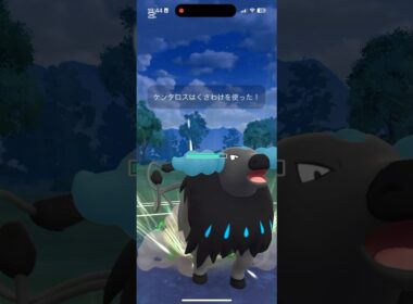 ついにスーパーリーグで使えるケンタロスゲット！強力わざを高速で打って相手をなぎ倒せる #ポケモンgo #goバトルリーグ #ケンタロス