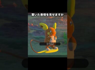 ノリノリなライチュウ！vsシャイなライチュウ？ #ポケモン #newポケモンスナップ