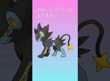 おや？レントラーのようすが！？　　 #ポケモン #レントラー #メガシンカ
