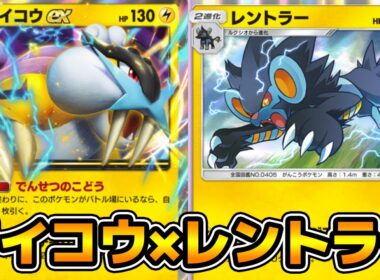 「レントラー×ライコウex」デッキ使ってみた。【ポケポケ】