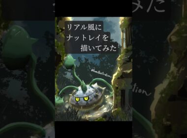【ナットレイを描いてみた】ポケモンfanartのタイムラプスです。#イラスト #イラストメイキング #ポケモン