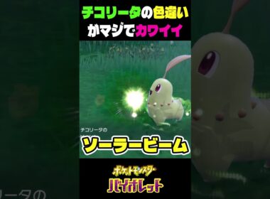 ポケモンsv色違い　ZA御三家のメガニウムの色違いがヤバすぎる
