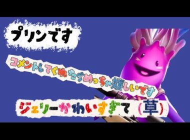 プリンのジェリーを買った喜びのフォートナイト配信