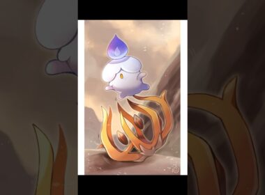 【タイムラプス】あのころころがるヒトモシ描いてみた#イラスト#ポケモン