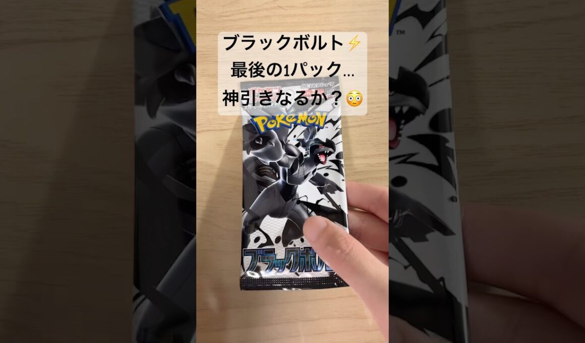 【ポケカ】バラ10パック開封結果発表！ゼクロムex BWRは出たのか？ #ポケカ   #ポケモンカード   #ポケカ開封   #ブラックボルト　 #shorts
