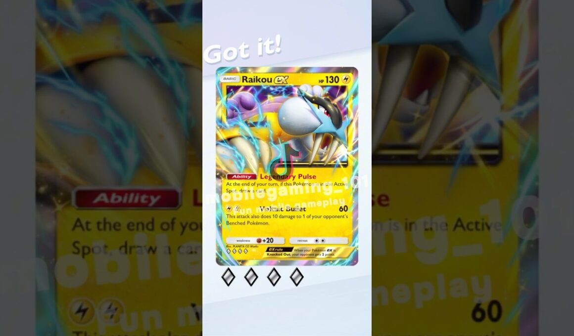 [4K] Pokémon TCG Pocket Raikou ex + More , ライコウex ＋ その他 , ポケモンTCGポケット