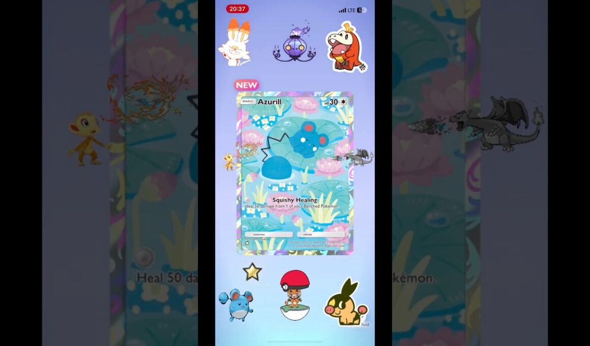 Just opened a booster and pulled this adorable Azurill 🌊✨