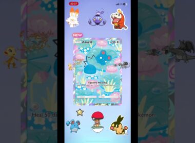 Just opened a booster and pulled this adorable Azurill 🌊✨