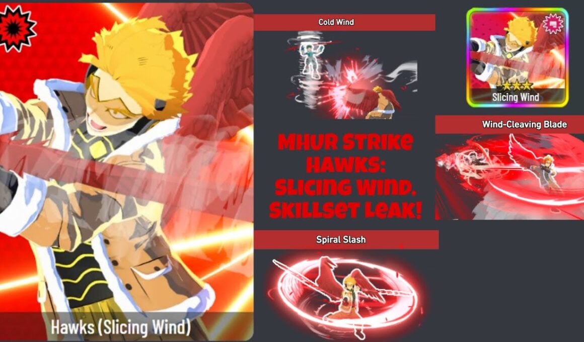 MHUR S13 Strike Hawks: Slicing Wind. Skillset Leak! | S13斬風スキルリーク｜ストライクホークス｜僕のヒロアカULTRA RUMBLE
