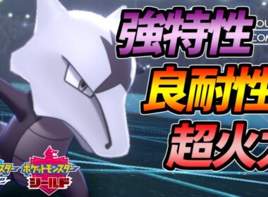 カタログスペックは最強すぎるアローラガラガラ【ポケモン剣盾】