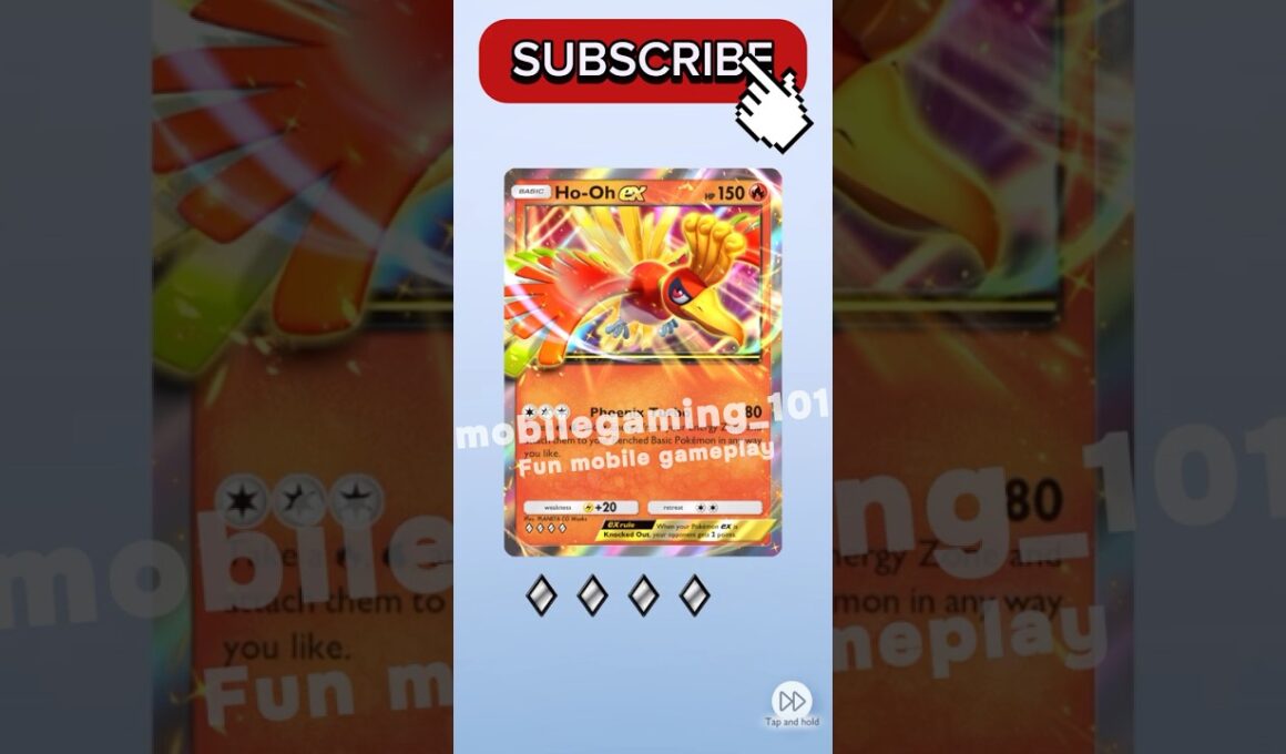 [4K] Pokémon TCG Pocket Ho-Oh ex 2nd & Lugia ex 2nd , ホウオウex 2枚目 ＆ ルギアex 2枚目 , ポケモンTCGポケット