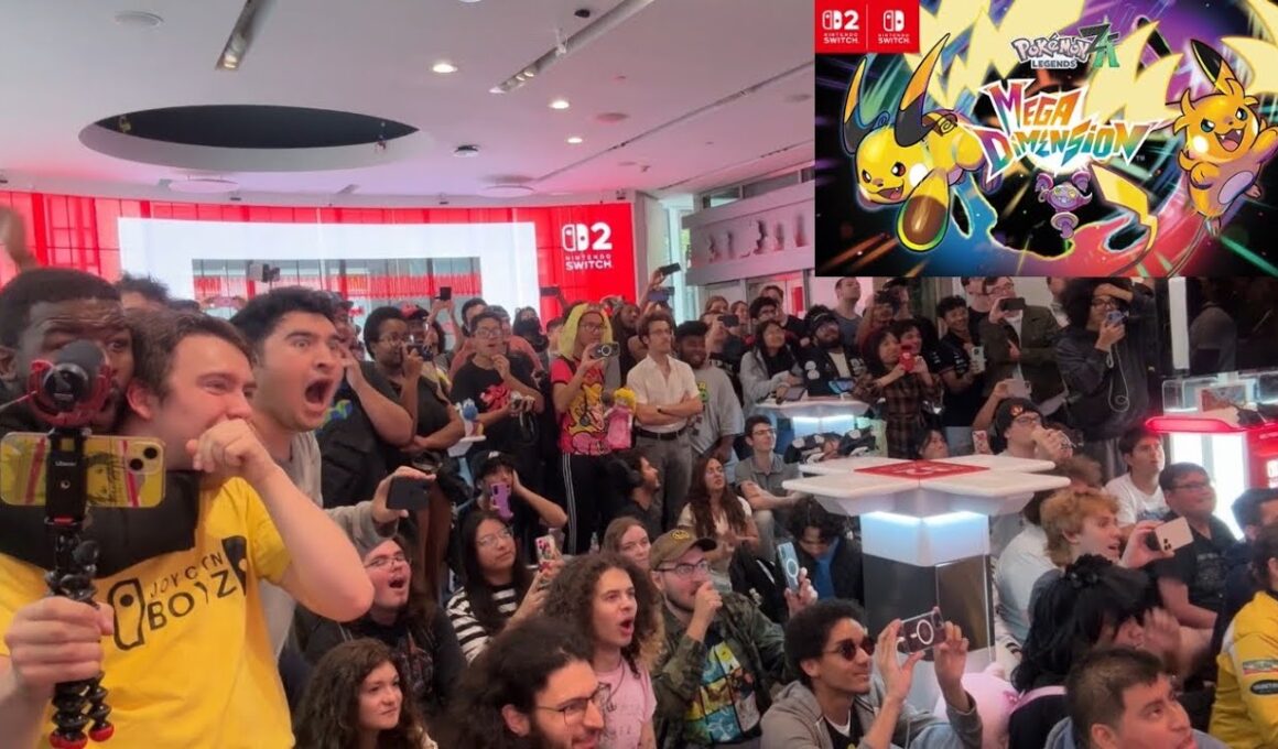 POKEMON MEGA RAICHU, MEGA STARTERS, POKOPIA NINTENDO NY REACTION DIRECT 09/12/25