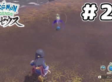 【ポケモンアルセウス／Switch】#24  スボミーに餌をあげてみた【初見実況】