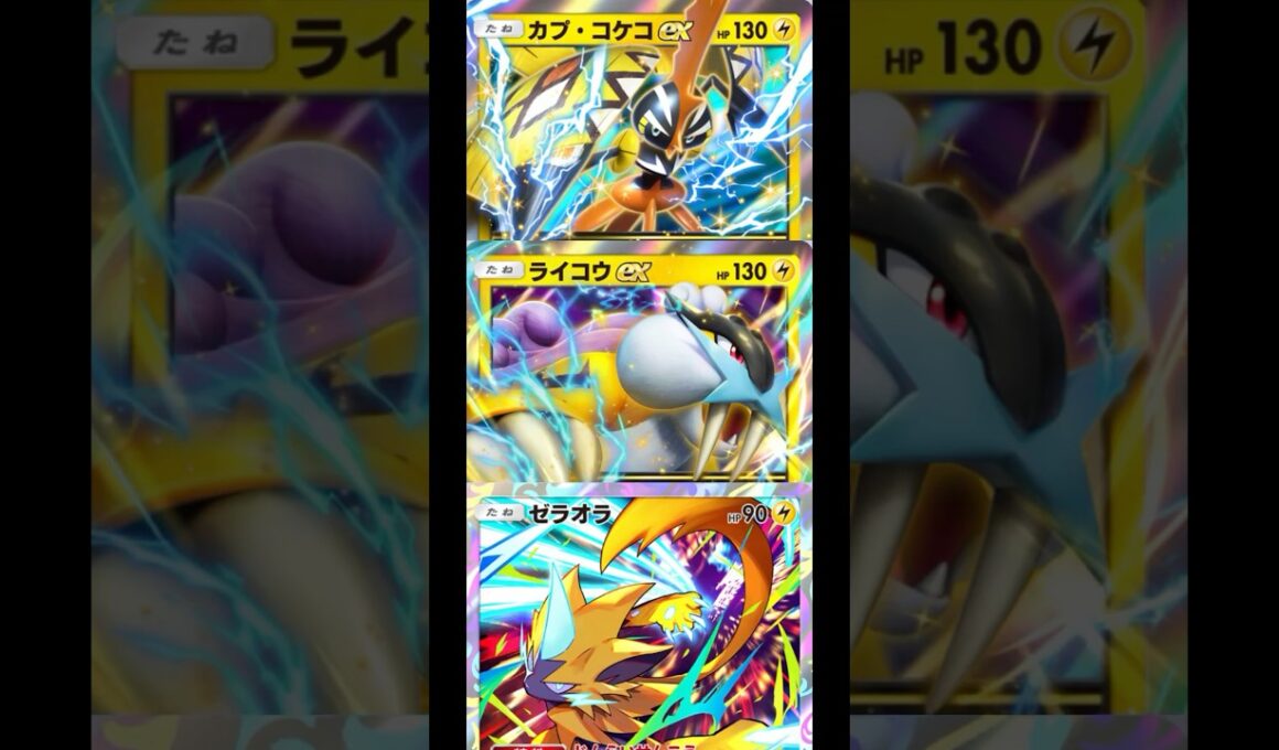 【vsスタンダードスイクンデッキ】コントロールライコウゼラオラカプコケコデッキ