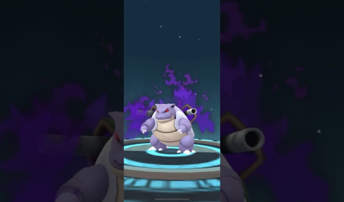 色違いシャドウカメックス系統 進化演出【ポケモンGO】