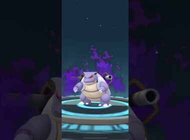 色違いシャドウカメックス系統 進化演出【ポケモンGO】