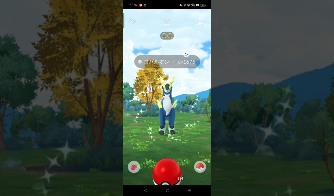 ランク100到達！『変わりゆく物語』の色違いコバルオンとノココッチ▼【ポケモンGO】