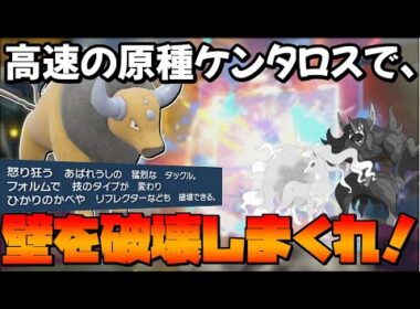 隠れた高速ポケモン 原種ケンタロスの専用技で壁貼りポケモン涙目www【ゆっくり実況】【ポケモンSV】