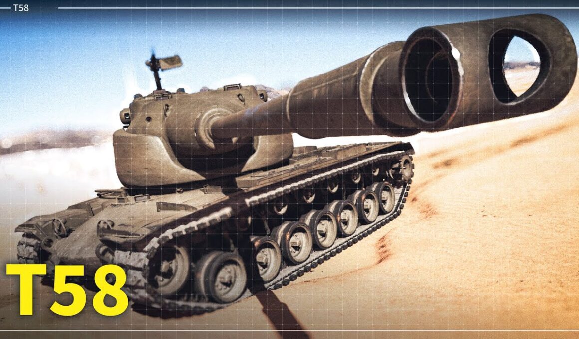 【War Thunder】新車両T58実装！大型アプデ"Tusk Force"実装後の使用感をサクッとレビュー