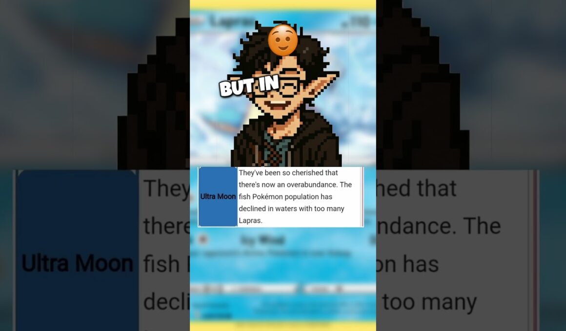 Lapras Was Nearly Extinct?! 🐢🌊 | Pokémon Fun Fact Shorts