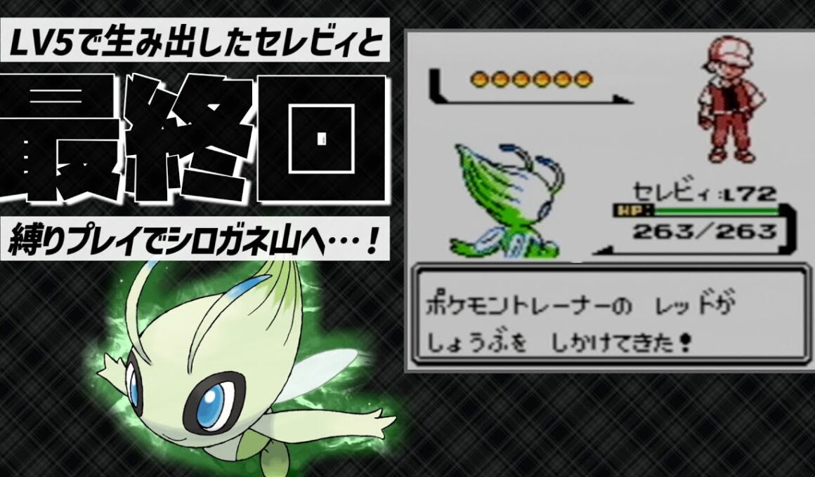 セレビィとの長旅を経て、最後の戦いに挑む【ポケモン金銀】