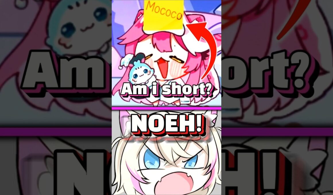 Mococo No Chill When Raora Guesses She Short #fuwamoco #raorapanthera #hololive #vtuber