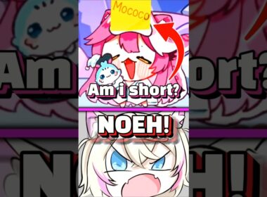 Mococo No Chill When Raora Guesses She Short #fuwamoco #raorapanthera #hololive #vtuber