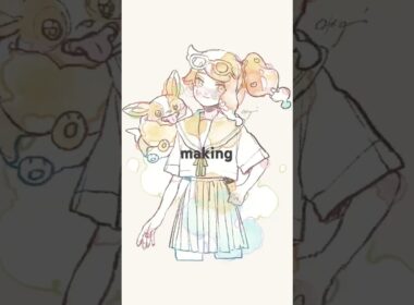 セーラーソニア #ポケモン #ポケモン剣盾 #illustration #ソニア #イラスト #ワンパチ #メイキング #pokemon #art #making #procreate #イヌヌワン