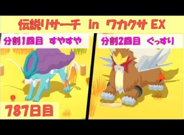 ポケスリ睡眠記録 2025/9/13(787日目)  ライコウ・エンテイ・スイクンリサーチ in ワカクサ本島 EX(6日目)【ポケモンスリープ】