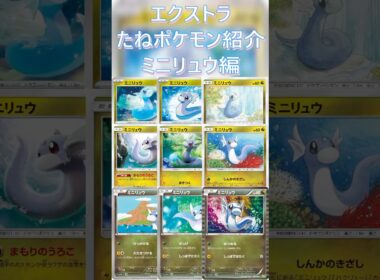 【ポケカ/エクストラ】エクストラおすすめたねポケモン紹介ミニリュウ編  #shorts #ポケモンカード #ミニリュウ #pokemontcg #エクストラバトルの日