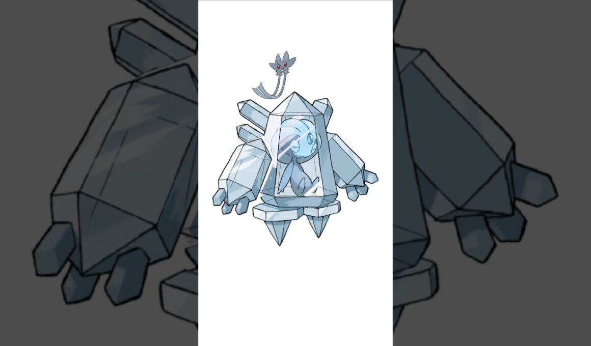 レジアイス＋ユクシー。コールドスリープ　#ポケモンフュージョン #改造ポケモン  #伝説のポケモン #最強ポケモン #色違いポケモン