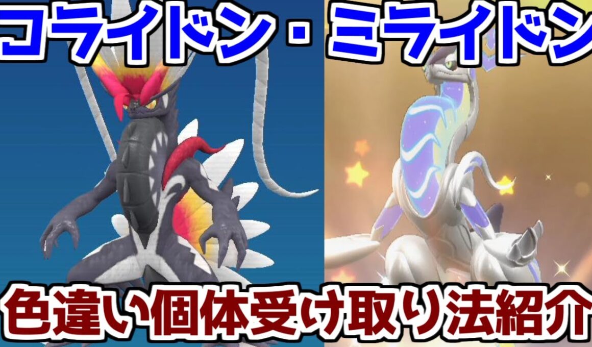 【ポケモンSV 藍の円盤】色違いコライドン・色違いミライドン 配布解禁 対象店舗紹介 シリアルコード入手と受け取り方法 【ポケモン スカーレット・バイオレット 】