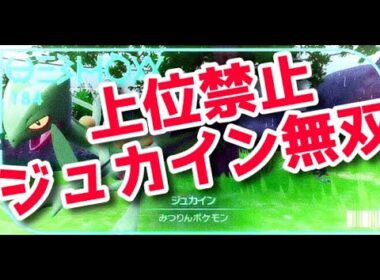 【ジュカイン好き大歓喜】トカゲで暴れる仲間大会