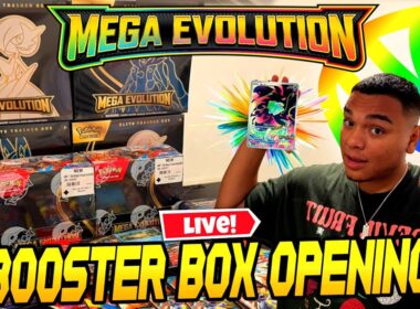 Opening Pokémon Mega Evolution Booster Box LIVESTREAM!
