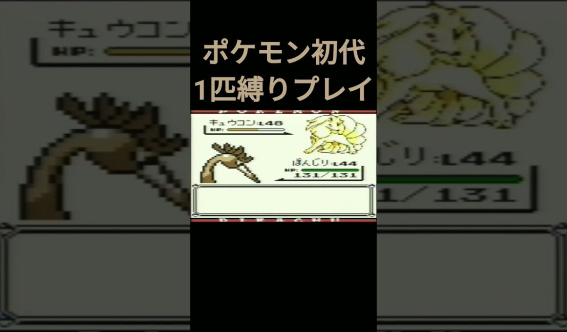 【ポケモン初代】ポケモン初代1匹縛りプレイ!!オニスズメver【縛りプレイ】#ポケモン初代 #縛りプレイ #オニスズメ #オニドリル #ゲーム実況