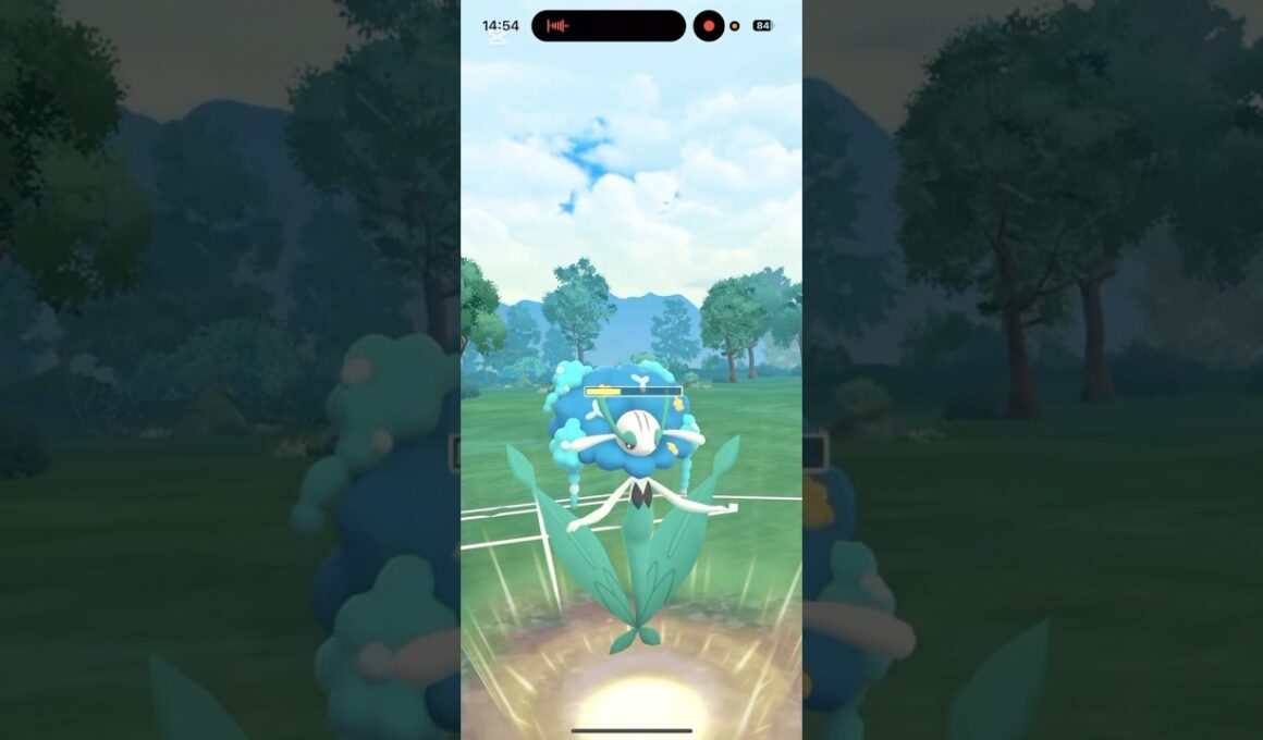 フラージェスの新わざ「ひやみず」で、一見不利対面のバクフーンにぶつけてみた！ほぼまくれるのがすごい！ #ポケモンgo #goバトルリーグ #バクフーン