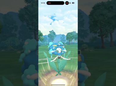 フラージェスの新わざ「ひやみず」で、一見不利対面のバクフーンにぶつけてみた！ほぼまくれるのがすごい！ #ポケモンgo #goバトルリーグ #バクフーン