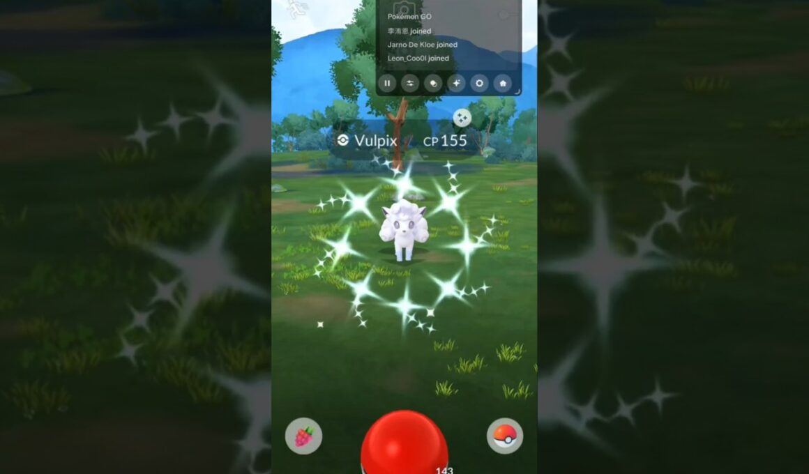 ランダムなメスの色違いアローラ ロコン