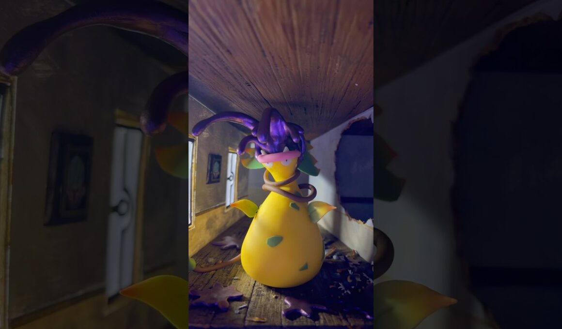 メガウツボットのフィギュアを作る　#shorts #ポケモン #メガウツボット #pokemon #クレイペンギン #claypenguin #フィギュア