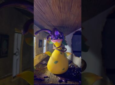 メガウツボットのフィギュアを作る　#shorts #ポケモン #メガウツボット #pokemon #クレイペンギン #claypenguin #フィギュア