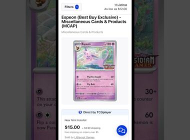 Massive Espeon Buy Out Happening Now #pokemon #pokemoncards #greenscreen #pokemongo #shinypokemon
