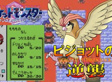 【ポケモン1匹縛りプレイ】ピジョットにドリルくちばしとのしかかりを覚えさせてジョウトを旅してレッドに逆襲する!!ポケモン1匹縛りプレイ強化ポッポきみにきめた!! part2【ゲーム実況】【縛りプレイ】