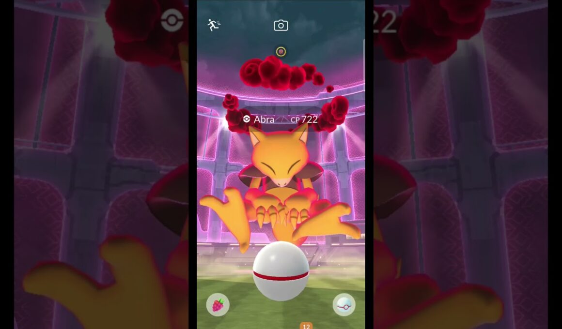 PokemonGo Abra Solo Dynamax Battle