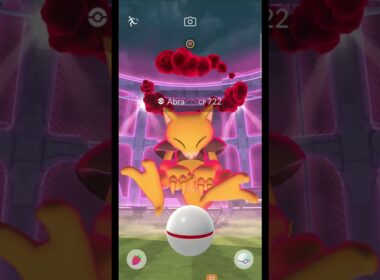 PokemonGo Abra Solo Dynamax Battle