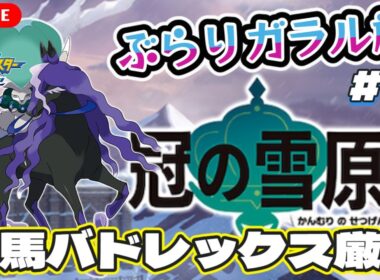【ポケモン剣盾】黒馬バドレックスを厳選する編【ぶらりガラル旅配信 #10】