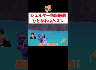 シェルダー色証厳選 #ゲーム実況 #shorts #ポケモン #ポケモンSV #シェルダー #色違い #厳選 #パルシェン