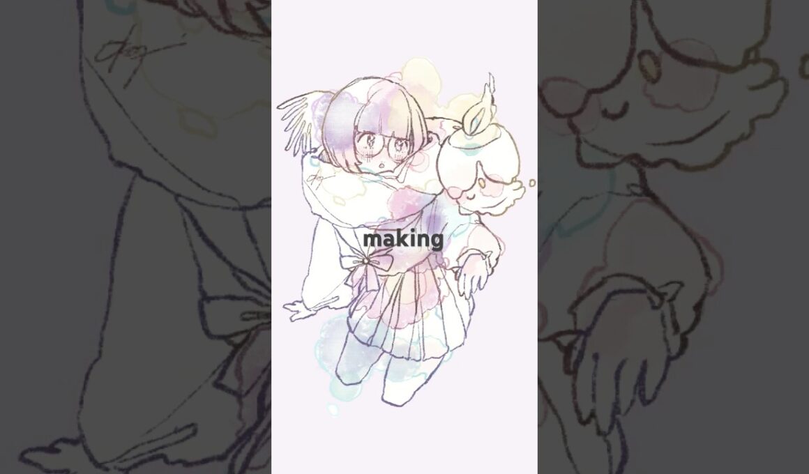 シキミ #pokemon #pokémon #イラスト #ポケモン #ポケモンbw #シキミ #ヒトモシ #illustration #procreate #メイキング #絵 #making #art