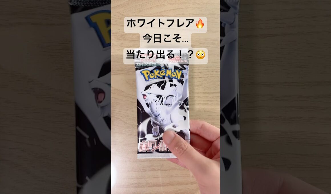 【ポケカ】今日こそ、レシラムex【BWR】を出る！？ #ポケカ   #ポケモンカード   #ポケカ開封   #ホワイトフレア  #shorts
