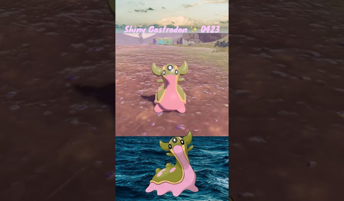 Shiny Gastrodon (West Sea) ✨ 0423 Evolved from Shellos caught in Pokemon Legends Arceus with MMO